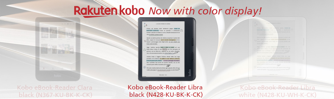 Kobo eBook-Reader Libra Colour black (N428-KU-BK-K-CK)